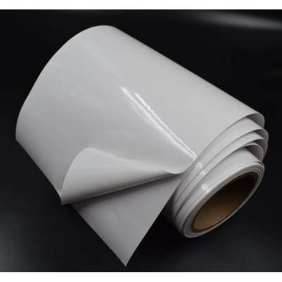 Plastic White PVC Self Adhesive Printing Raw Material Film